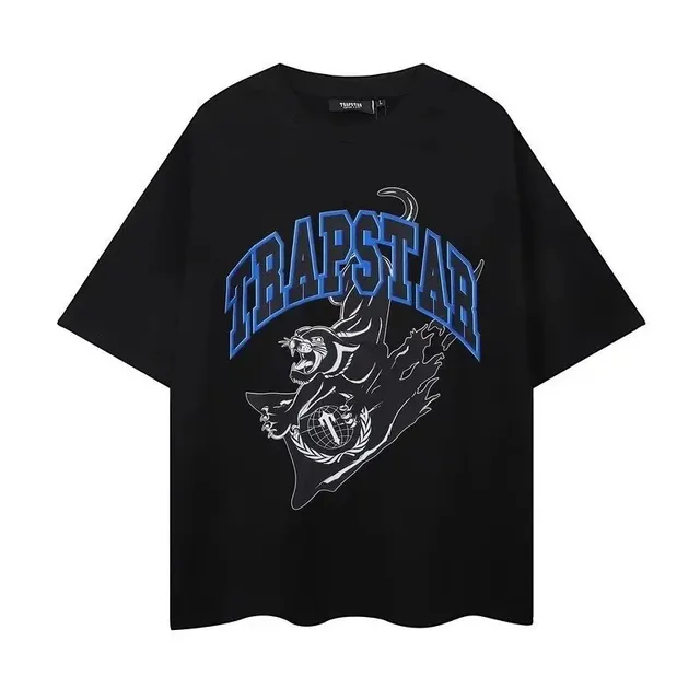 Trapstar Graphic Tee Arch Logo Tiger Print