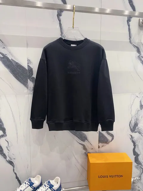 Burberry Crewneck Sweatshirt Equestrian Knight Embroidery
