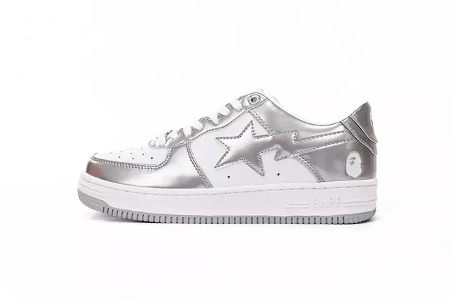 Bape Sta Metallic Silver