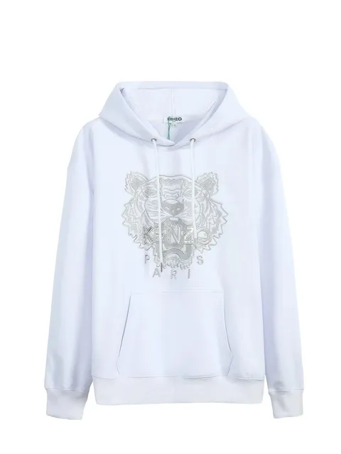 Kenzo Tiger Hoodie Embroidered Logo