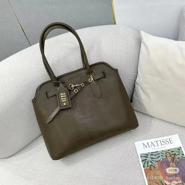 Miu Miu Handbag Olive Brown