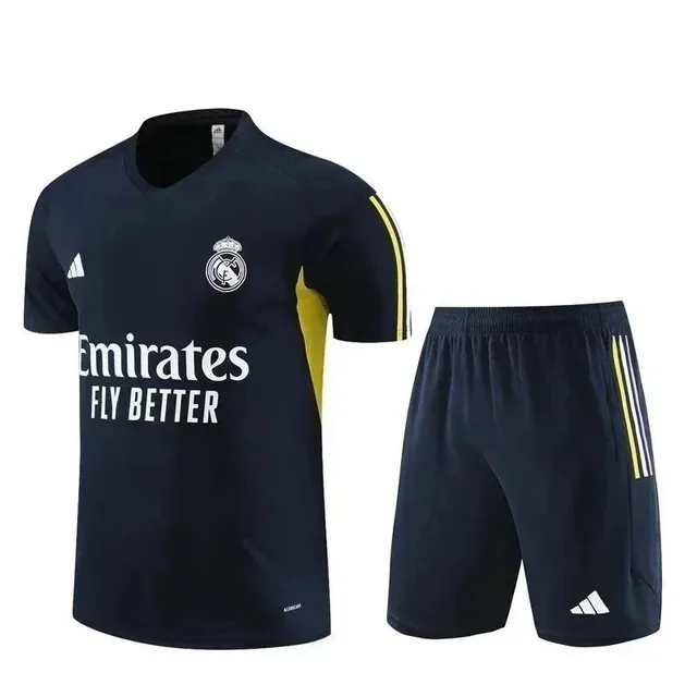 Adidas Real Madrid Training Set Navy Yellow