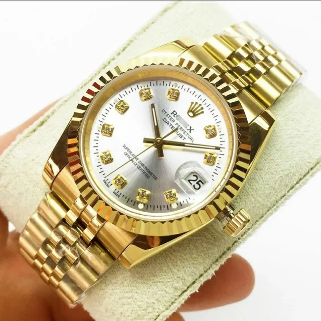 Rolex Oyster Perpetual Datejust Diamond Hour Markers