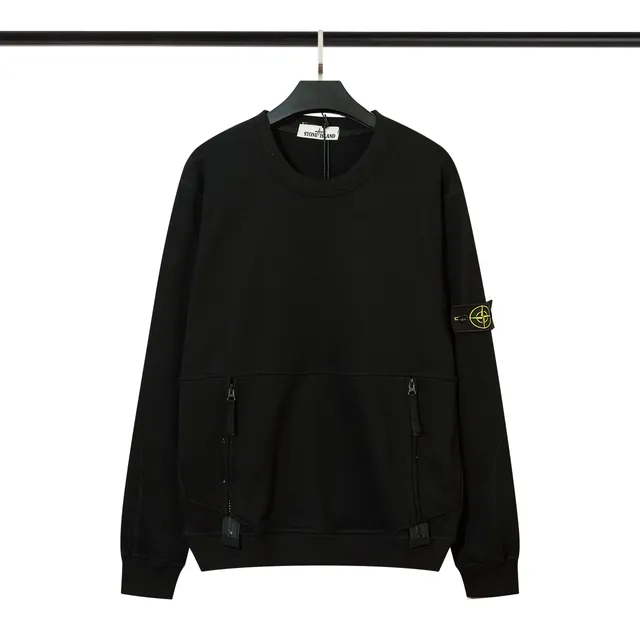 Stone Island Crewneck Sweatshirt Zip-Pocket