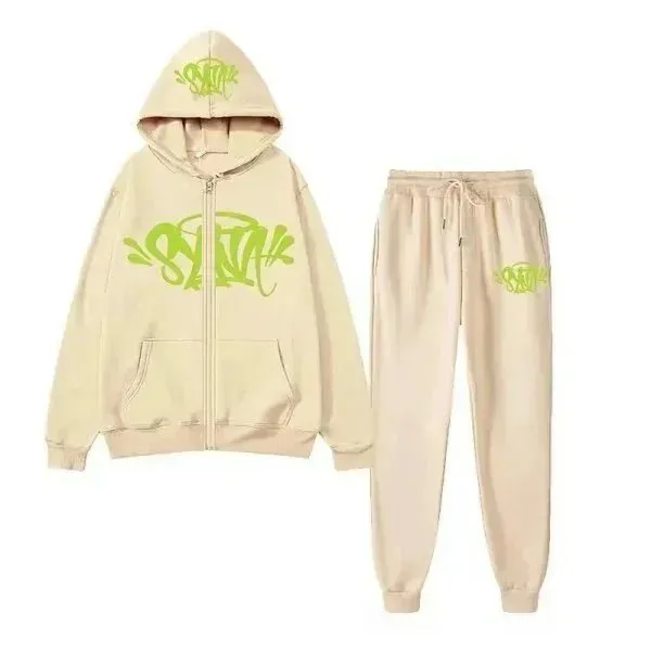 Syna World Hoodie and Joggers Set Graffiti Logo