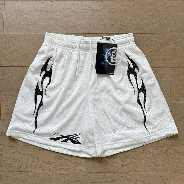 Hellstar Mesh Shorts Flame Print