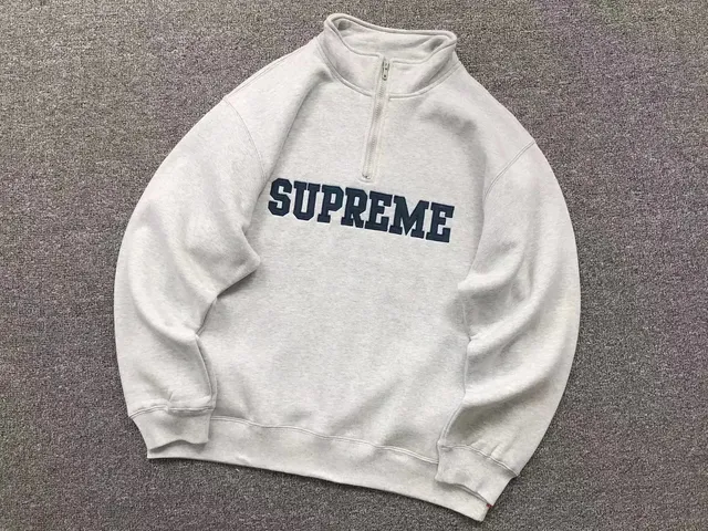 Supreme Half-Zip Sweatshirt Box Logo