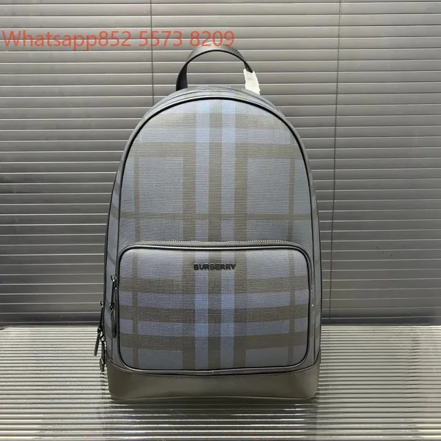 Burberry Check Print Backpack Classic Check