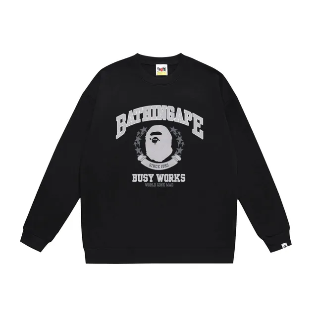 BAPE Crewneck Sweatshirt Bathing Ape x Busy Works
