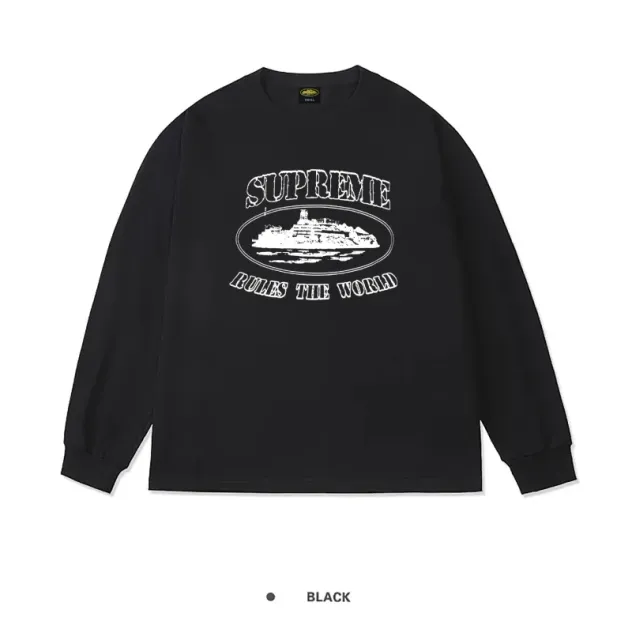 Supreme Long Sleeve Tee Cruise Ship Logo