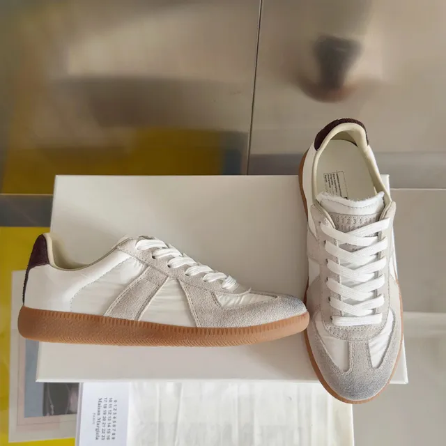 Maison Margiela Future Sneaker White Suede and Nylon