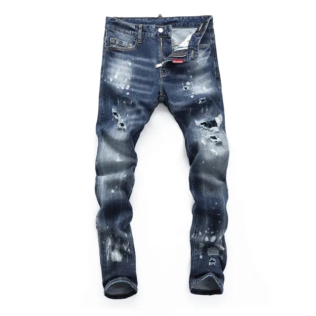 Dsquared2 Distressed Jeans Paint-Splatter Ripped