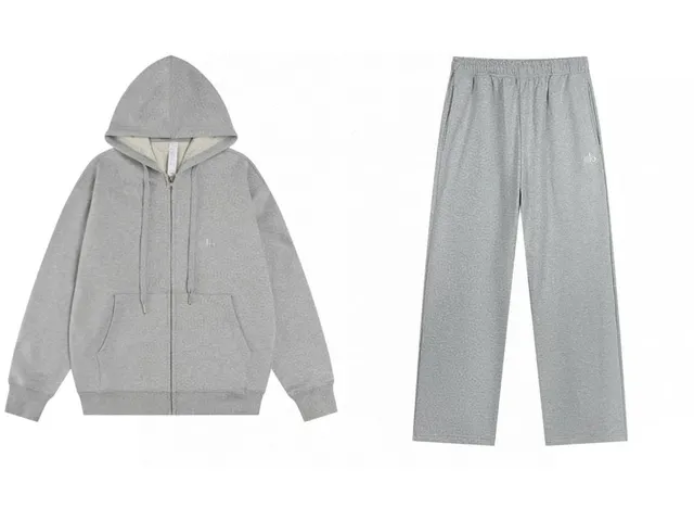 Alo Yoga Zip-Up Hoodie and Joggers Set