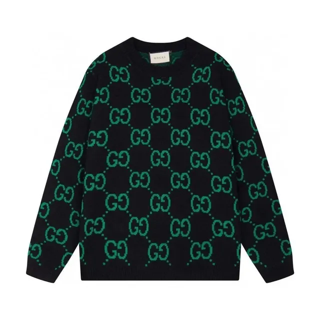 Gucci GG Knit Sweater Interlocking GG Pattern
