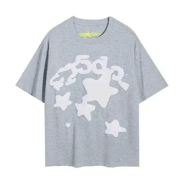 Sp5der Graphic Tee Star Print
