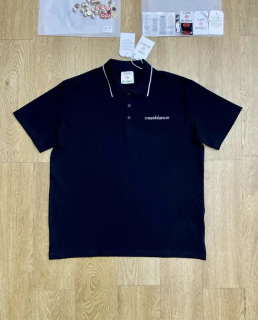 Casablanca Polo Shirt Embroidered Logo