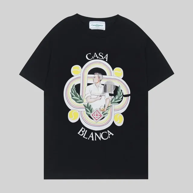 Casablanca Graphic Tee Tennis Cup Print
