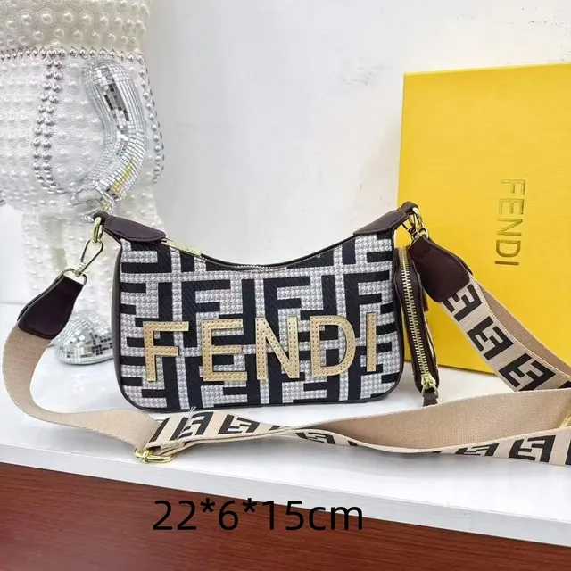 Fendi Baguette FF Logo Jacquard