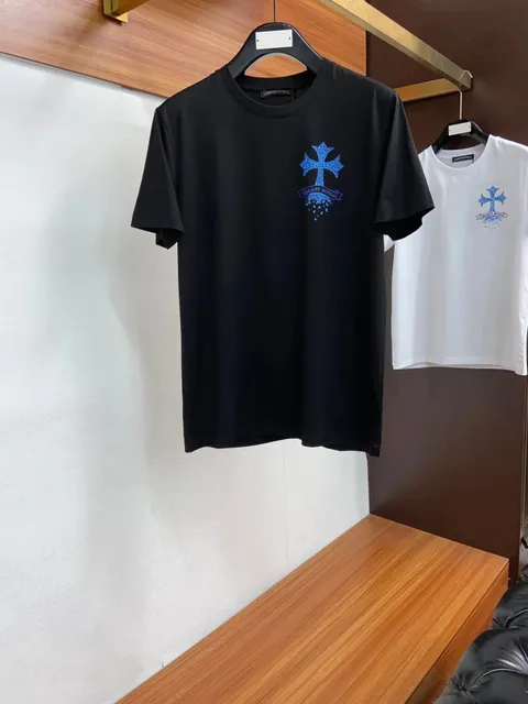 Chrome Hearts Cross Logo T-Shirt Crystal Cross