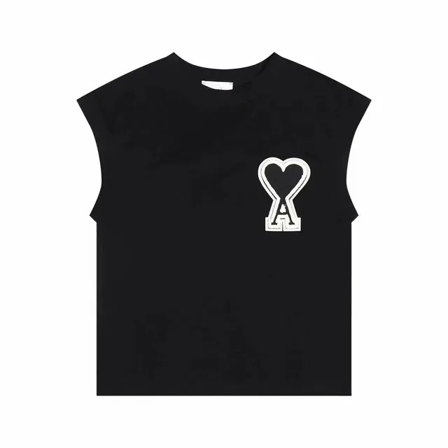 Amiri Sleeveless Tee Heart Logo