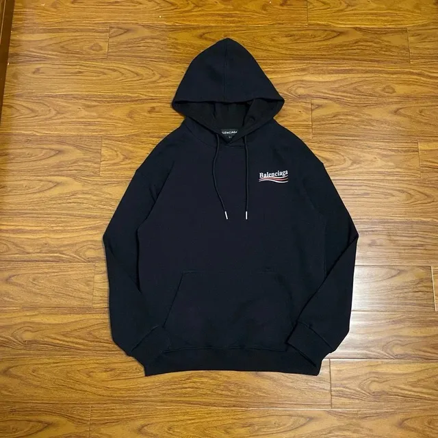 Balenciaga Logo Hoodie Classic Wave Logo