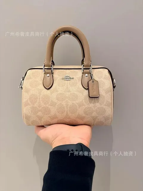Coach Mini Bowery Signature Canvas