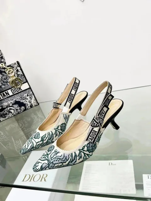 Dior J'adior Slingback Floral Embroidery