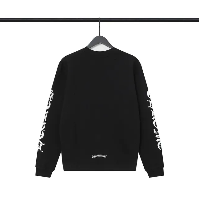 Chrome Hearts Crewneck Sweatshirt Cross Logo Sleeve Print