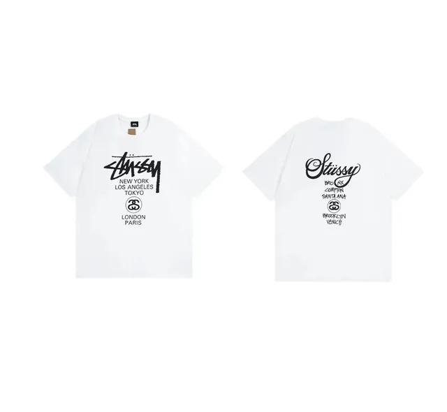 Stüssy Graphic Tee World Cities Print