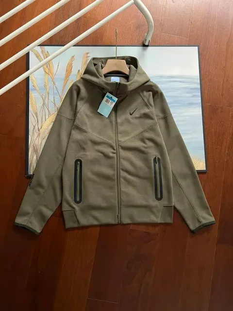 Nike Tech Fleece Hoodie Olive