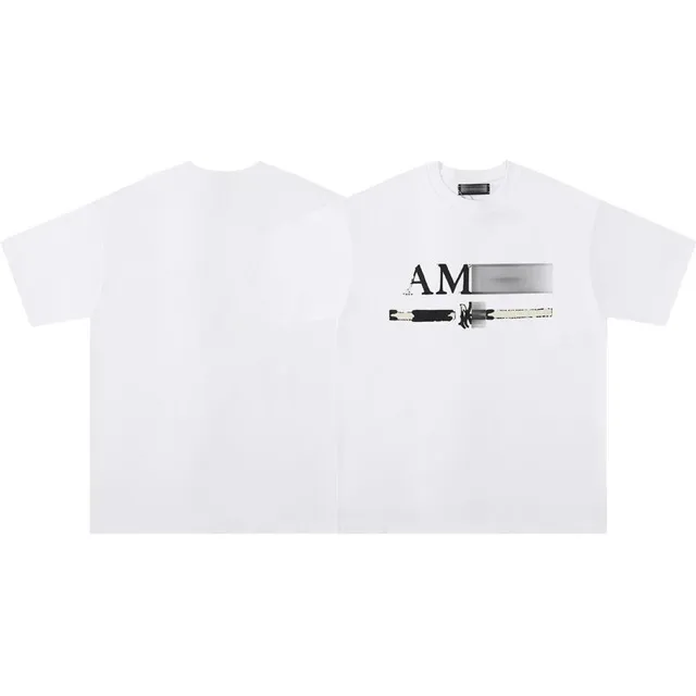 Amiri Graphic Tee AM Logo Print