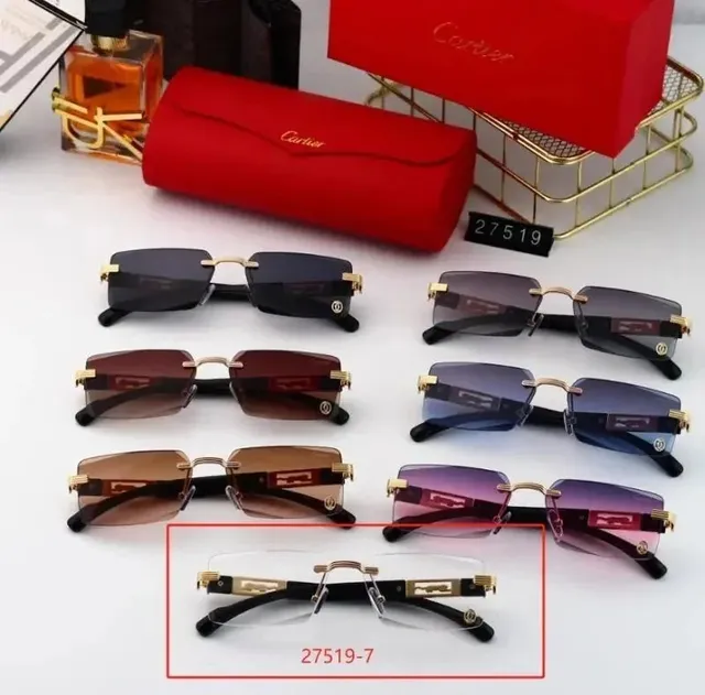 Cartier Sunglasses Rimless Square