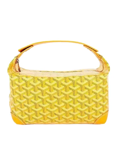 Goyard Saint Louis Yellow Goyardine Canvas