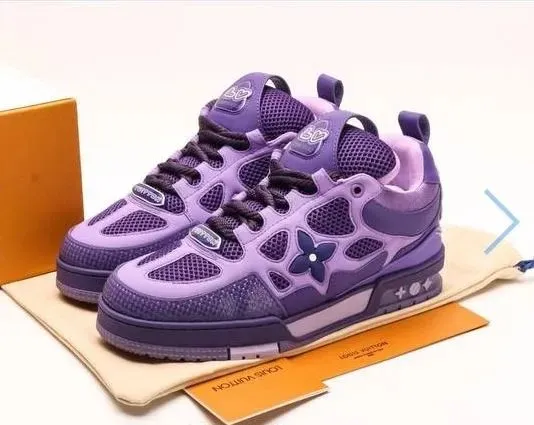 Louis Vuitton LV Trainer Monogram Mesh Purple