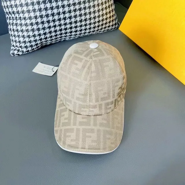 Fendi Baseball Cap FF Logo Jacquard