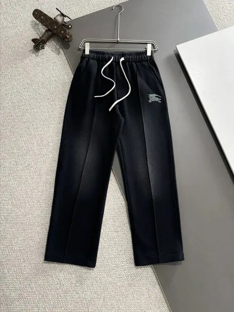 Burberry Track Pants Embroidered Logo