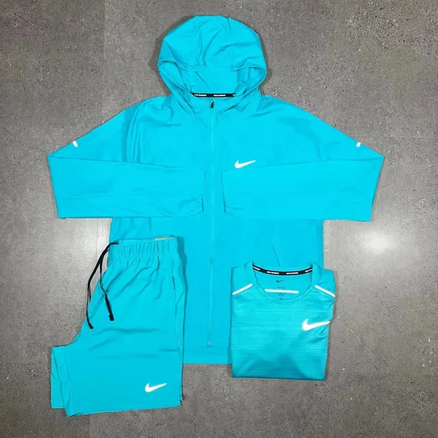 Nike Windrunner Jacket & Tech Pack Set Turbo Blue