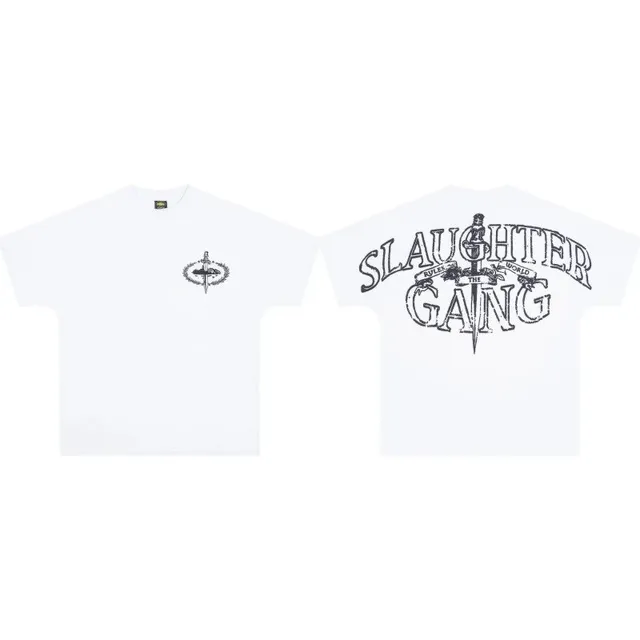 Corteiz Graphic T-Shirt Slaughter Gang Logo