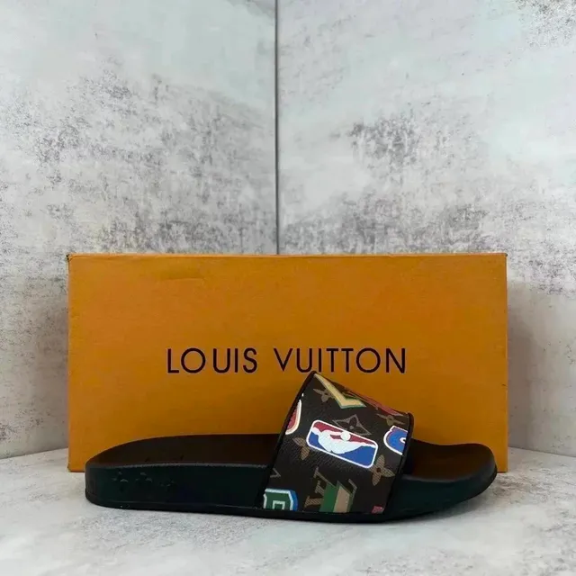 Louis Vuitton Slide Sandal NBA Monogram