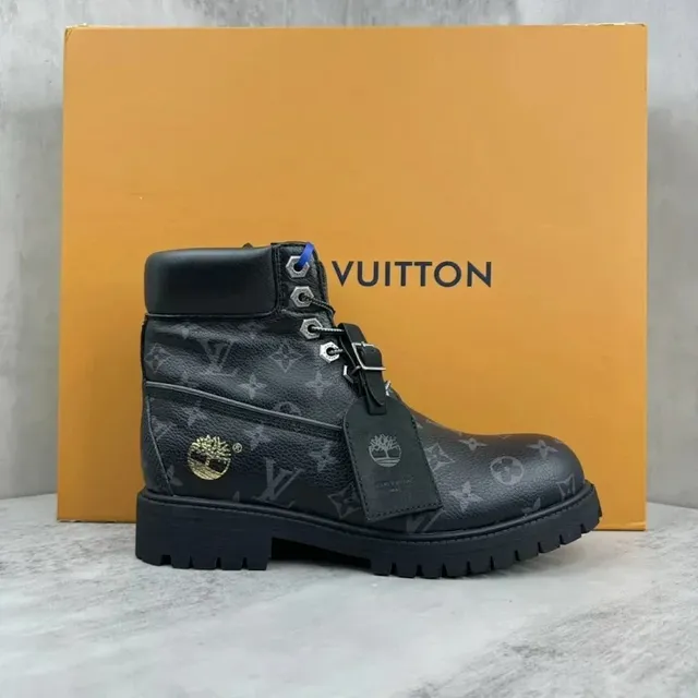 Louis Vuitton × Timberland LV Trainer Boot Monogram Leather