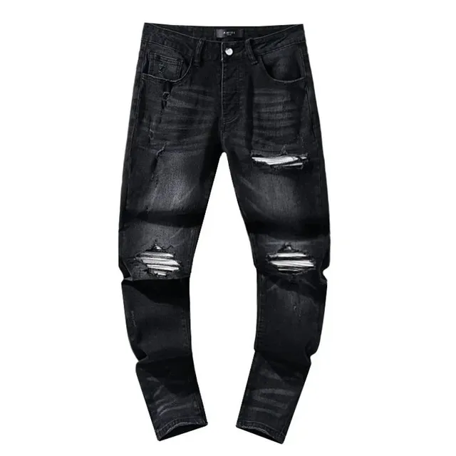 Amiri 501 Jeans Distressed Black