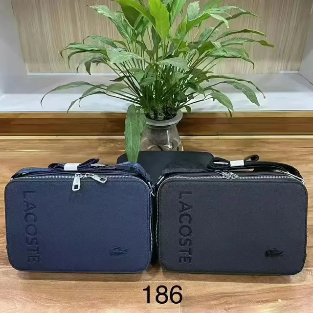 Lacoste Rectangular Crossbody Bag Embossed Logo