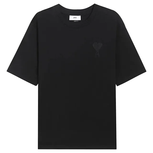 AMI Paris Cotton T-Shirt Heart Logo