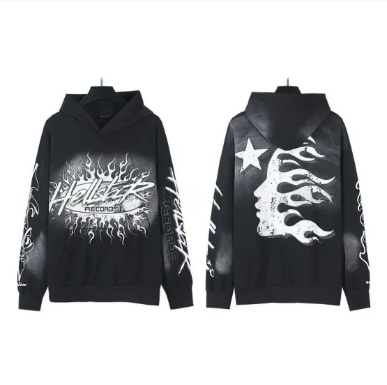 Hellstar Hoodie Flame Print