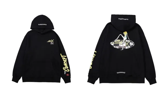 Chrome Hearts Hoodie Sex Records Graphic