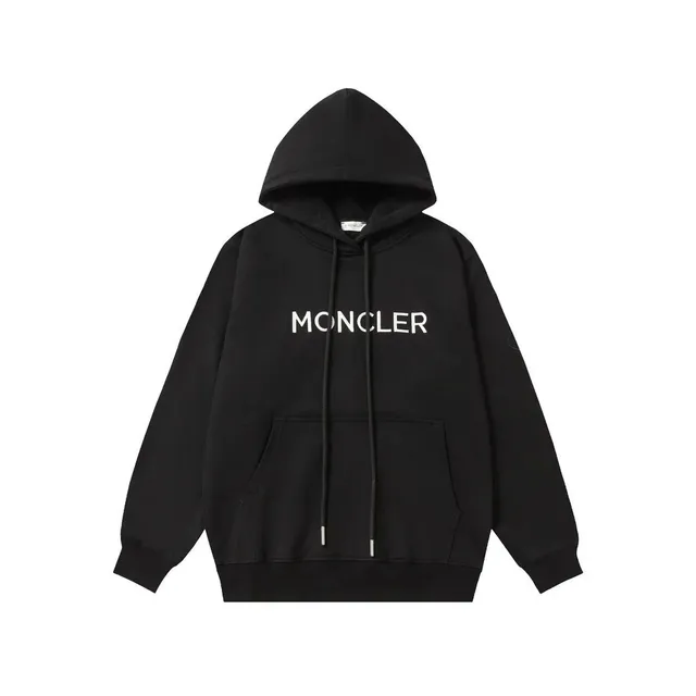 Moncler Logo Hoodie White Logo