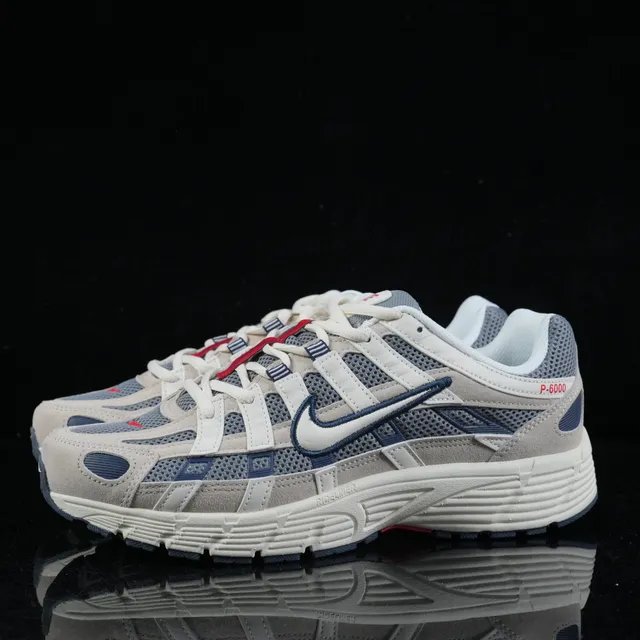 Nike P-6000 White Navy Red