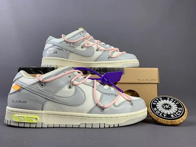 Nike Dunk Low Off-White 'University Blue'
