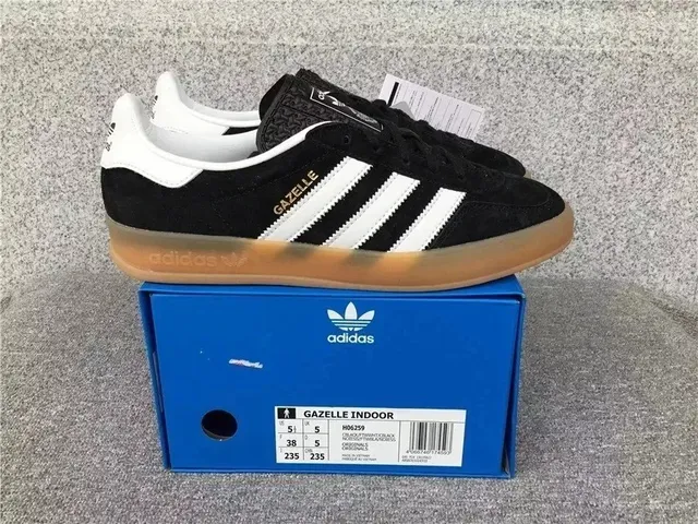 Adidas Gazelle Indoor Black White Gum