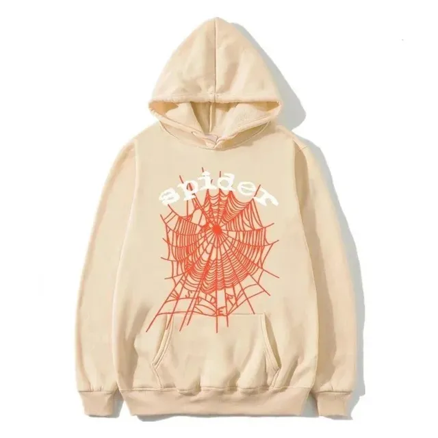 Sp5der Hoodie Spider Web Print